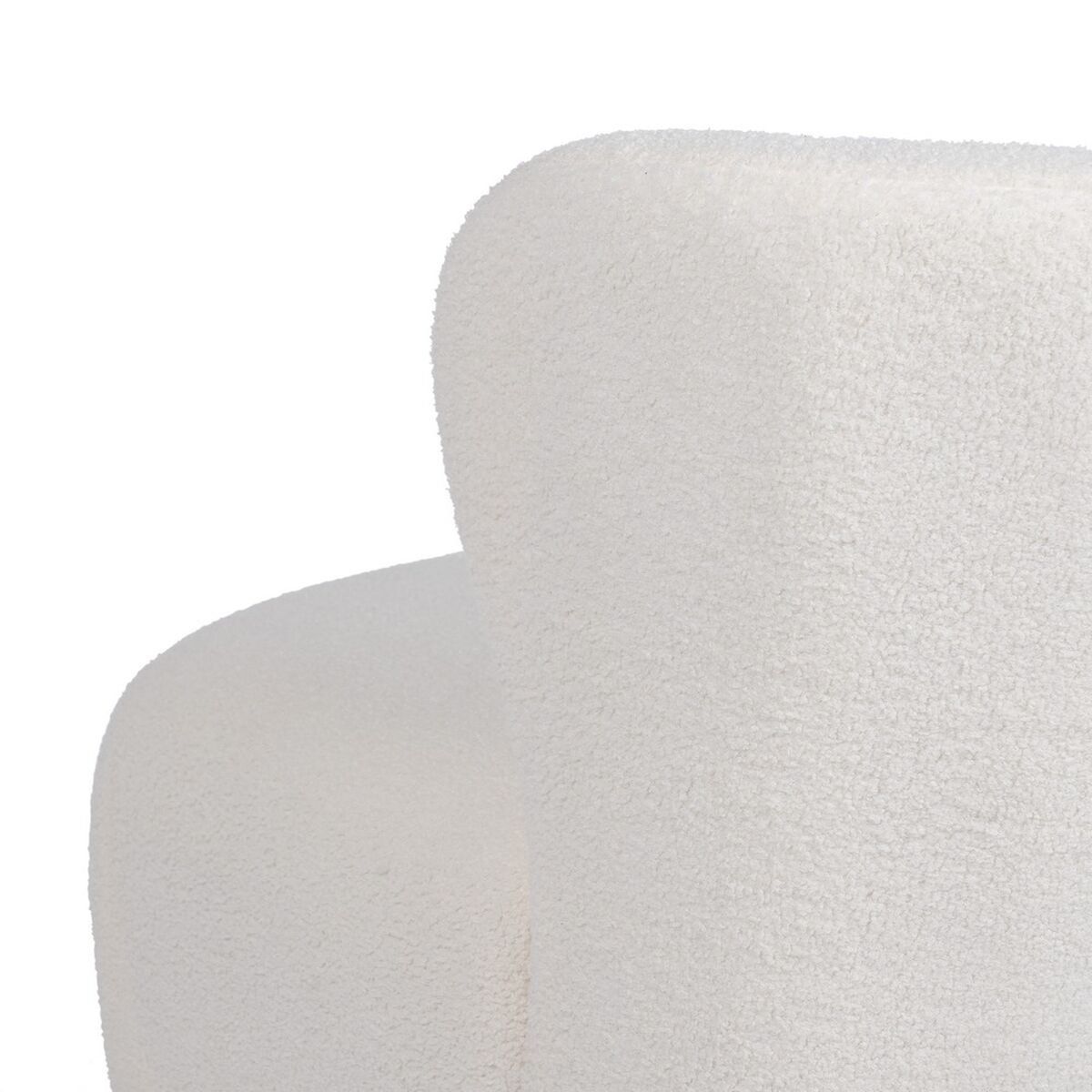 Poltrona 72 x 78 x 82 cm Madeira da borracha Branco